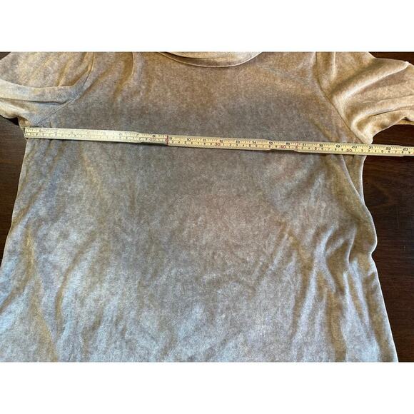 Pure Jill Pima Cotton Burnout Cowl Neck Top Women Large Cottage Transitional - Picture 3 of 11